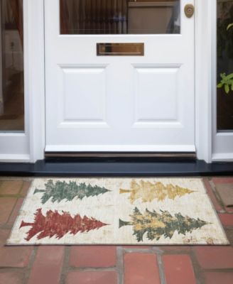 Holiday Washable Indoor/Outdoor ACN1811 1'8"x2'6" Area Rug