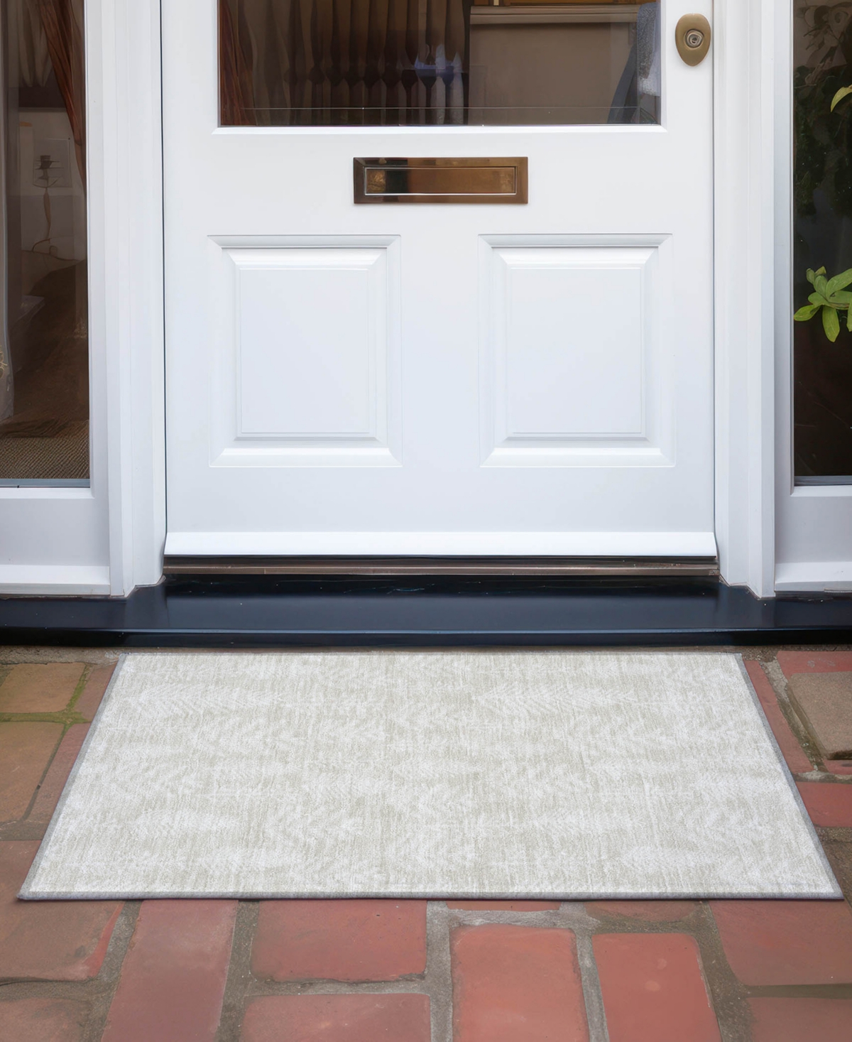 Addison Holiday Washable Indoor/outdoor Acn1813 1'8"x2'6" Area Rug In Brown