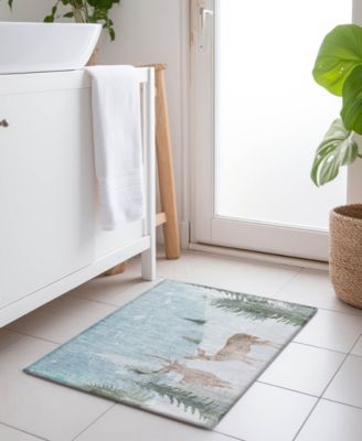 Holiday Washable Indoor/Outdoor ACN1821 1'8"x2'6" Area Rug