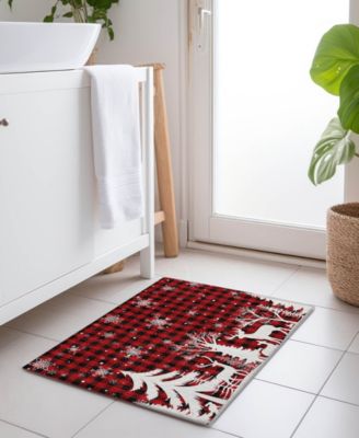 Holiday Washable Indoor/Outdoor ACN1824 1'8"x2'6" Area Rug