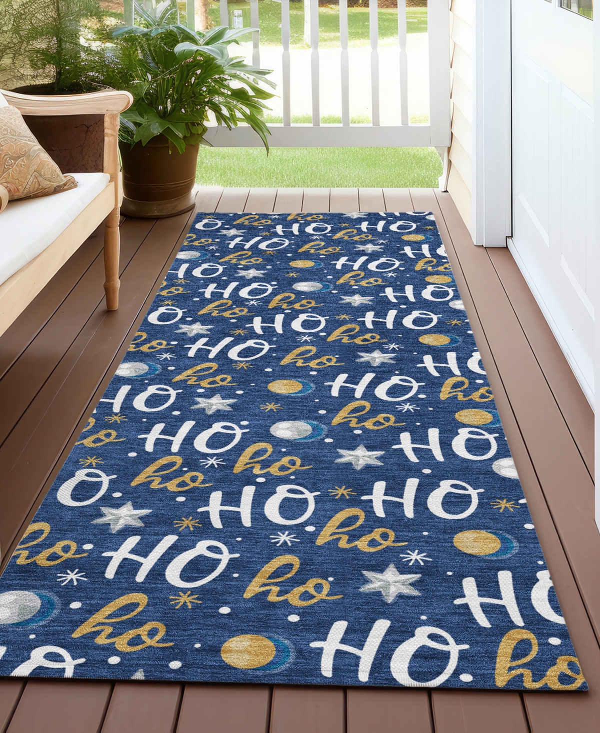 Addison Holiday Washable Indoor/Outdoor ACN1810 2'3"x7'6" Runner Area Rug