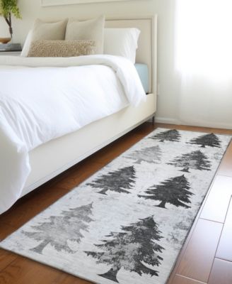 Holiday Washable Indoor/Outdoor ACN1811 2'3"x7'6" Runner Area Rug