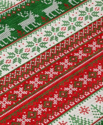 Holiday Washable Indoor/Outdoor ACN1818 2'3"x7'6" Runner Area Rug