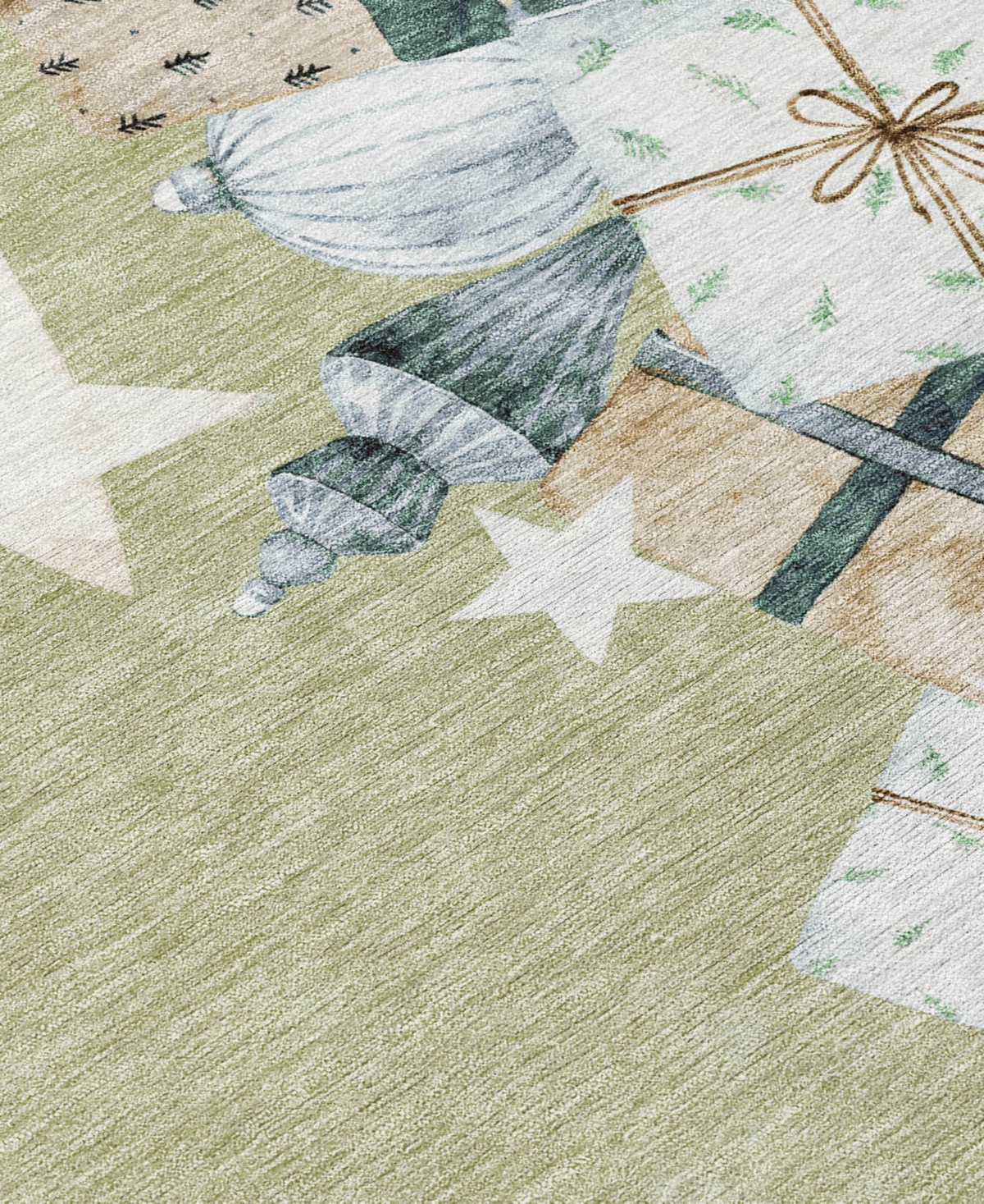 Addison Holiday Washable Indoor/outdoor Acn1825 2'3"x7'6" Runner Area Rug In Green