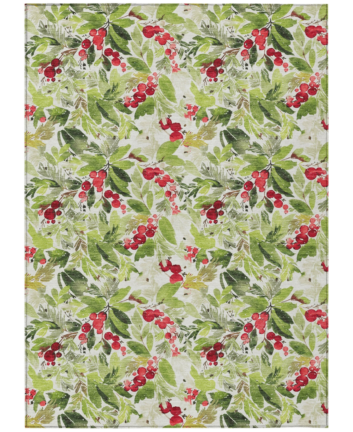 Addison Holiday Washable Indoor/outdoor Acn1816 2'6"x3'10" Area Rug In Green