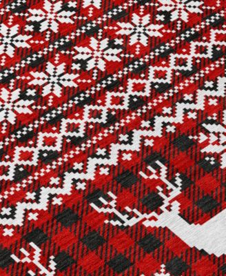 Holiday Washable Indoor/Outdoor ACN1820 2'6"x3'10" Area Rug