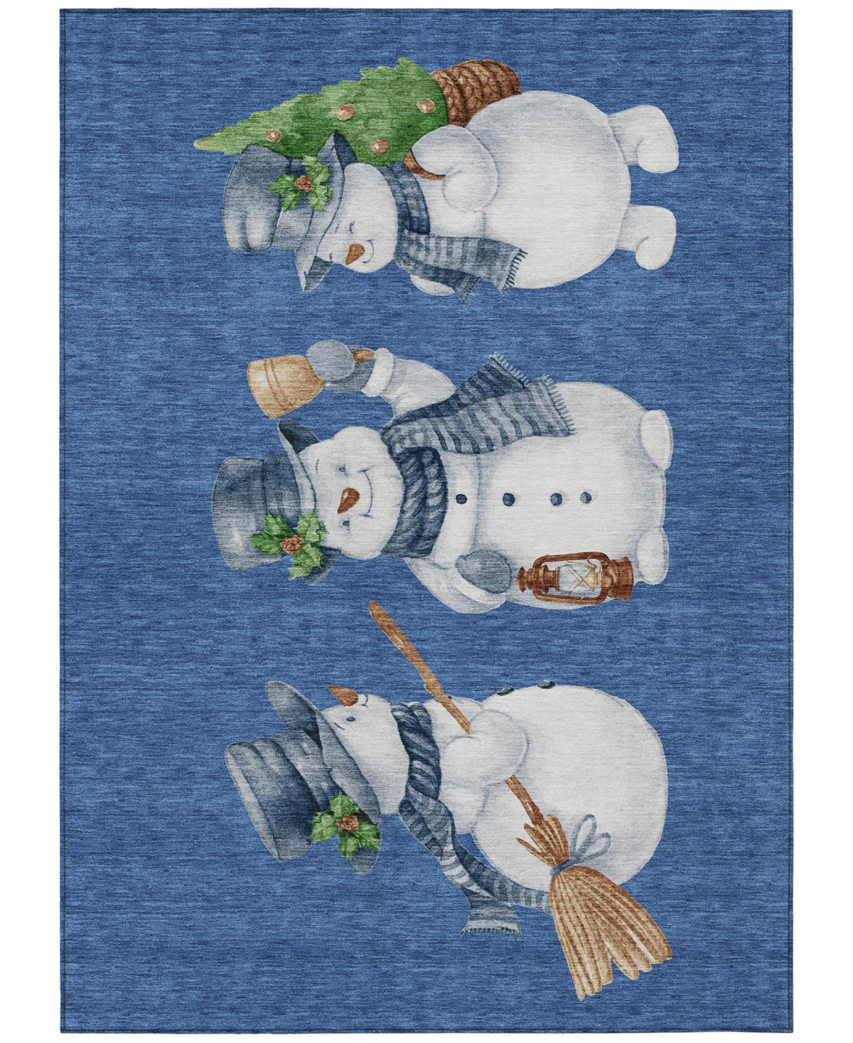 Addison Holiday Washable Indoor/outdoor Acn1826 5'x7'6" Area Rug In Blue