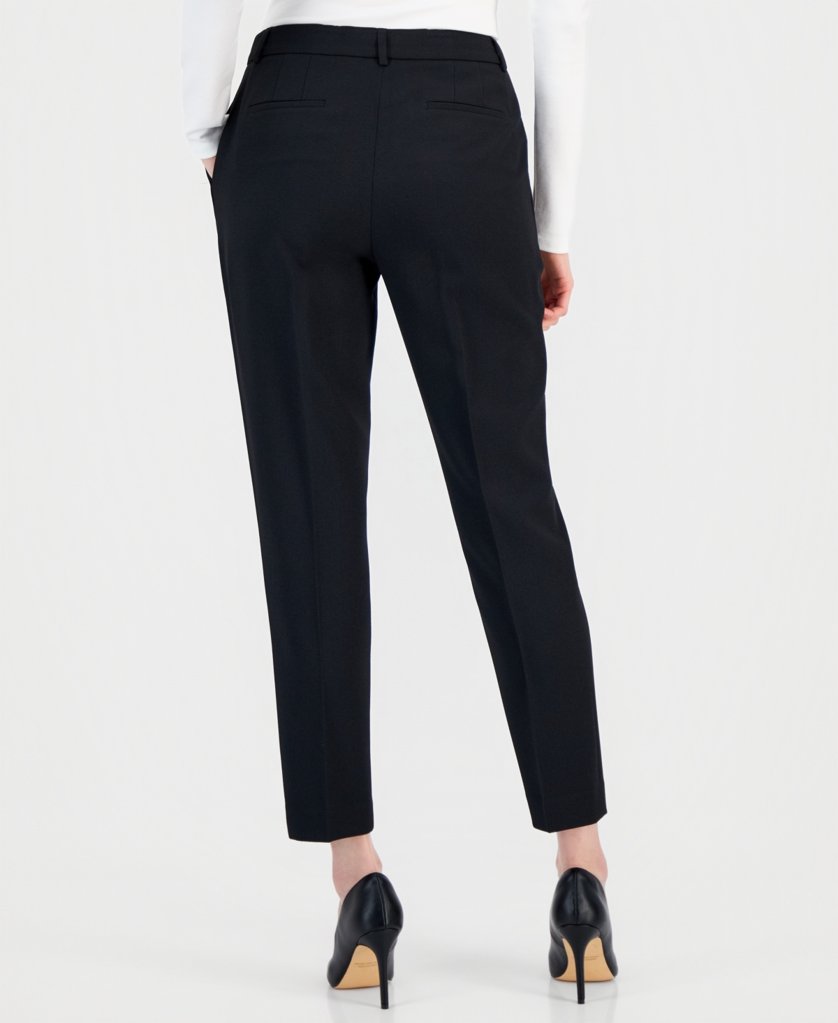 Tahari Asl Women's Notched One-Button Pantsuit