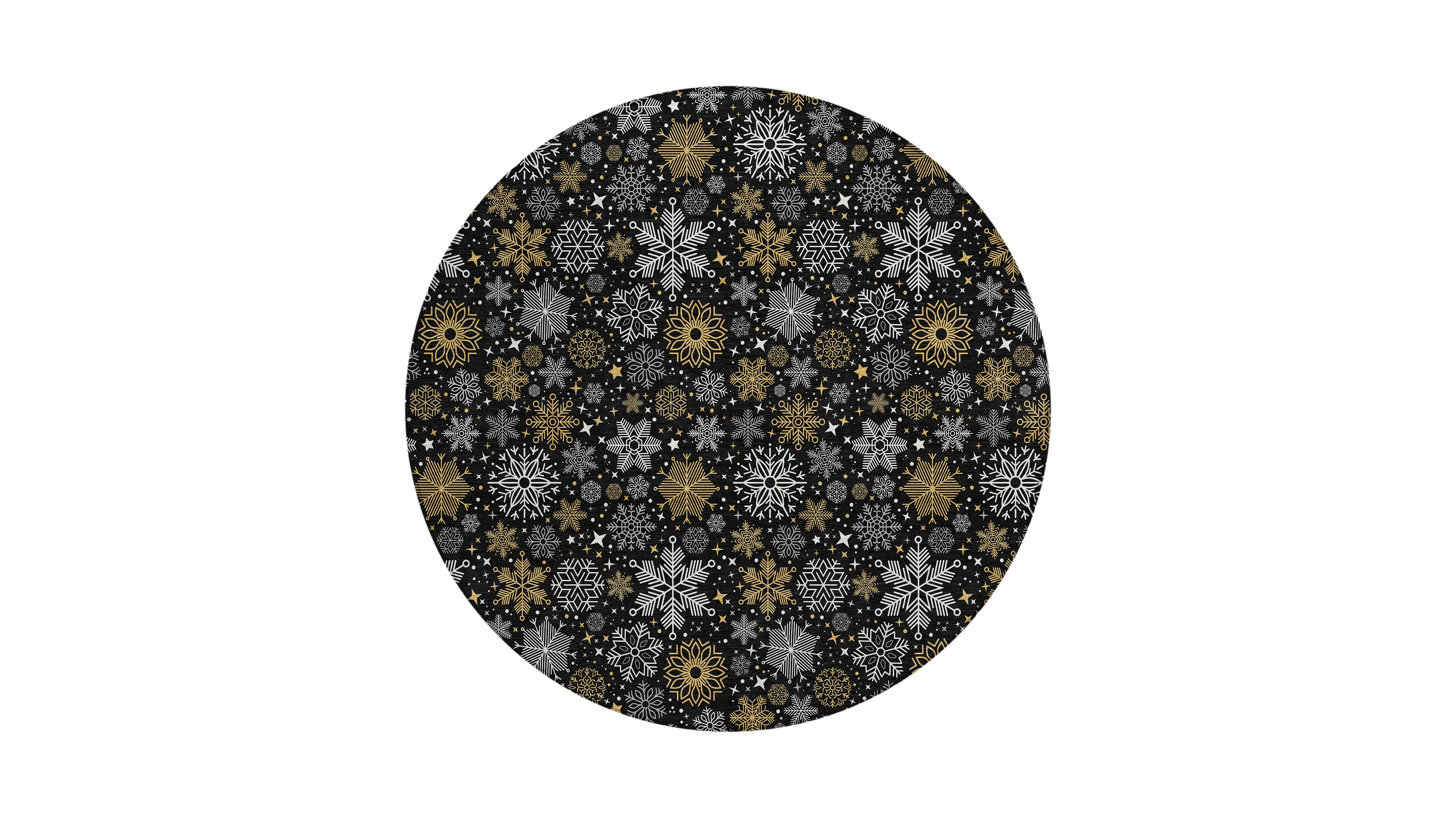 Addison Holiday Washable Indoor/Outdoor ACN1823 8'x8' Round Area Rug