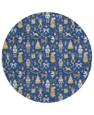 Addison - Holiday Washable Indoor/Outdoor ACN1827 Round Area Rug