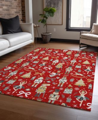 Holiday Washable Indoor/Outdoor ACN1827 8'x10' Area Rug