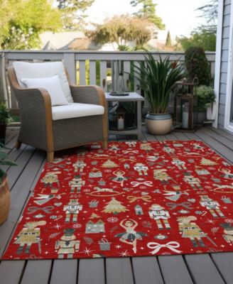 Holiday Washable Indoor/Outdoor ACN1827 9'x12' Area Rug