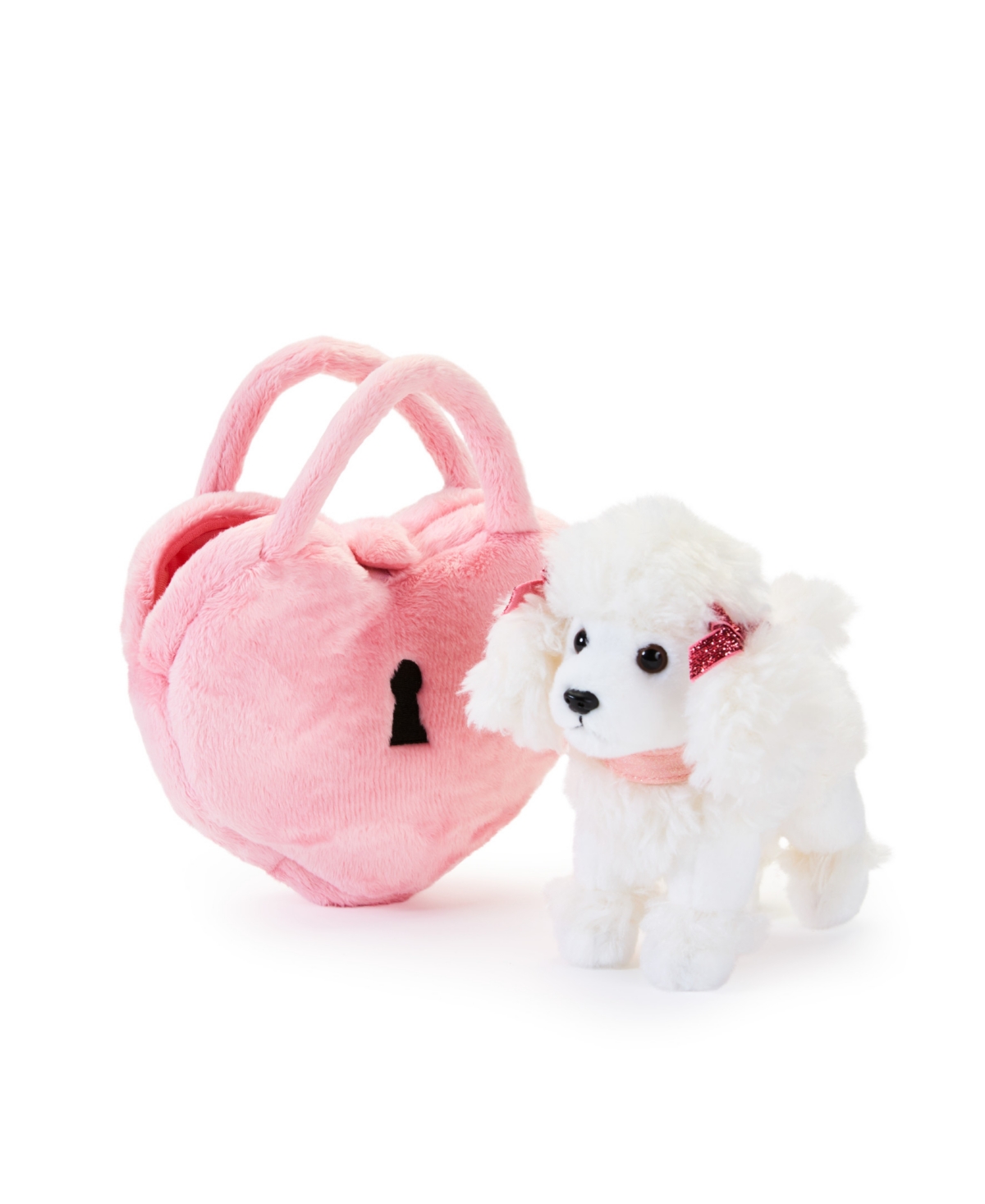 Geoffrey's Toy Box Fancy Pets 6" Plush Poodle And Purse Toy In Multi