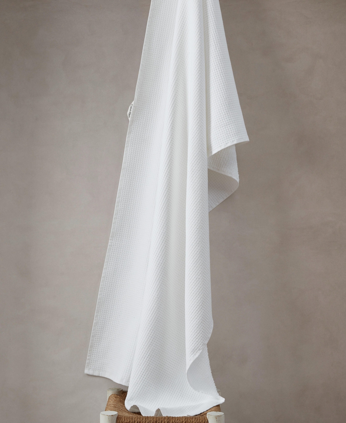 Calvin Klein Eternity Cotton Waffle 6-pc. Bath Towel Set In White