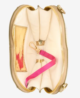 Barrii Metallic Shell Mini Heart Crossbody, Exclusively at Macy's 