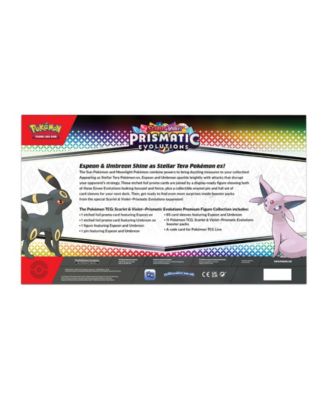 Pokémon Scarlet and Violet Prismatic Evolutions Premium Figure Box