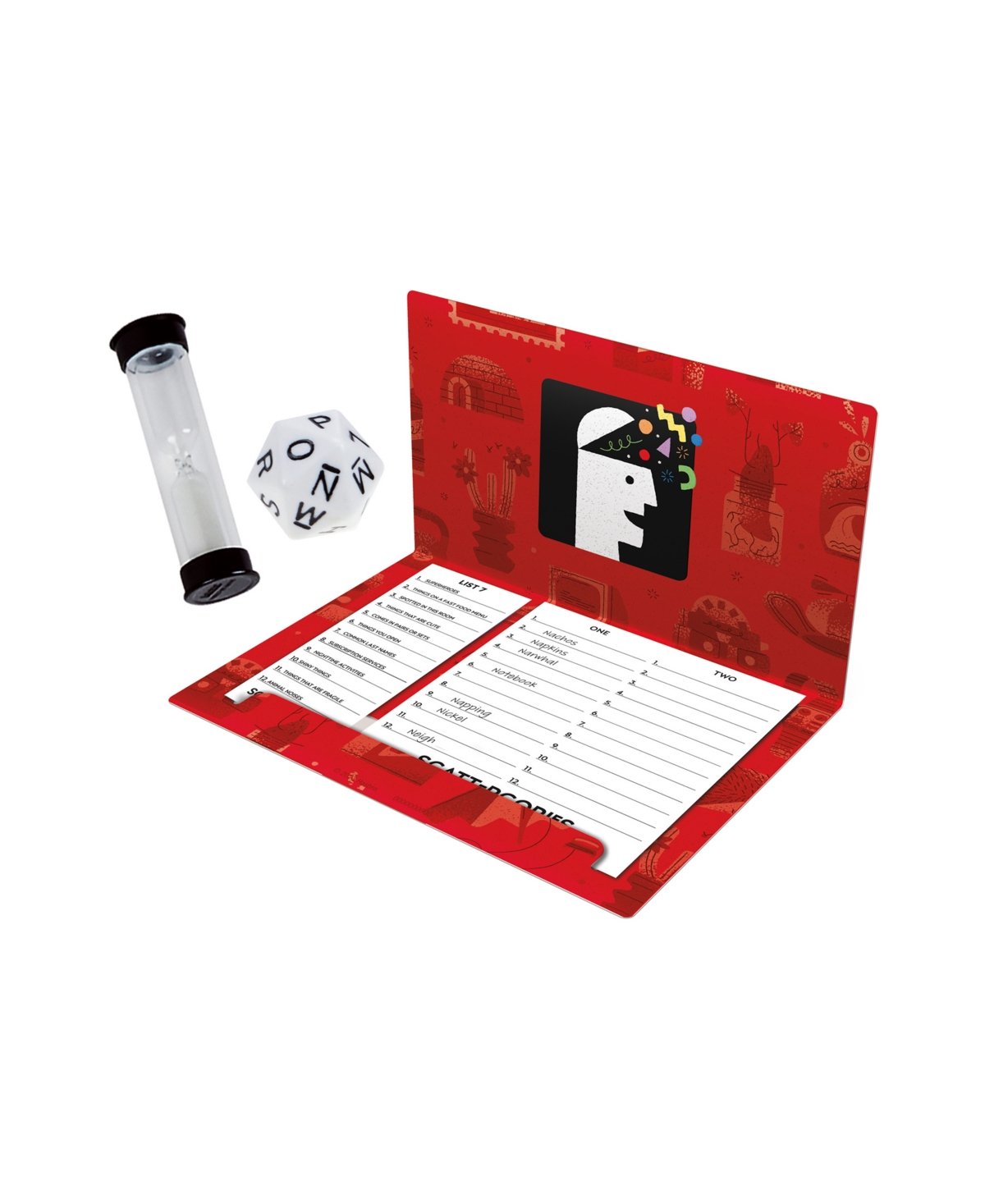 Hasbro Classic Scattergories Board Game In Red