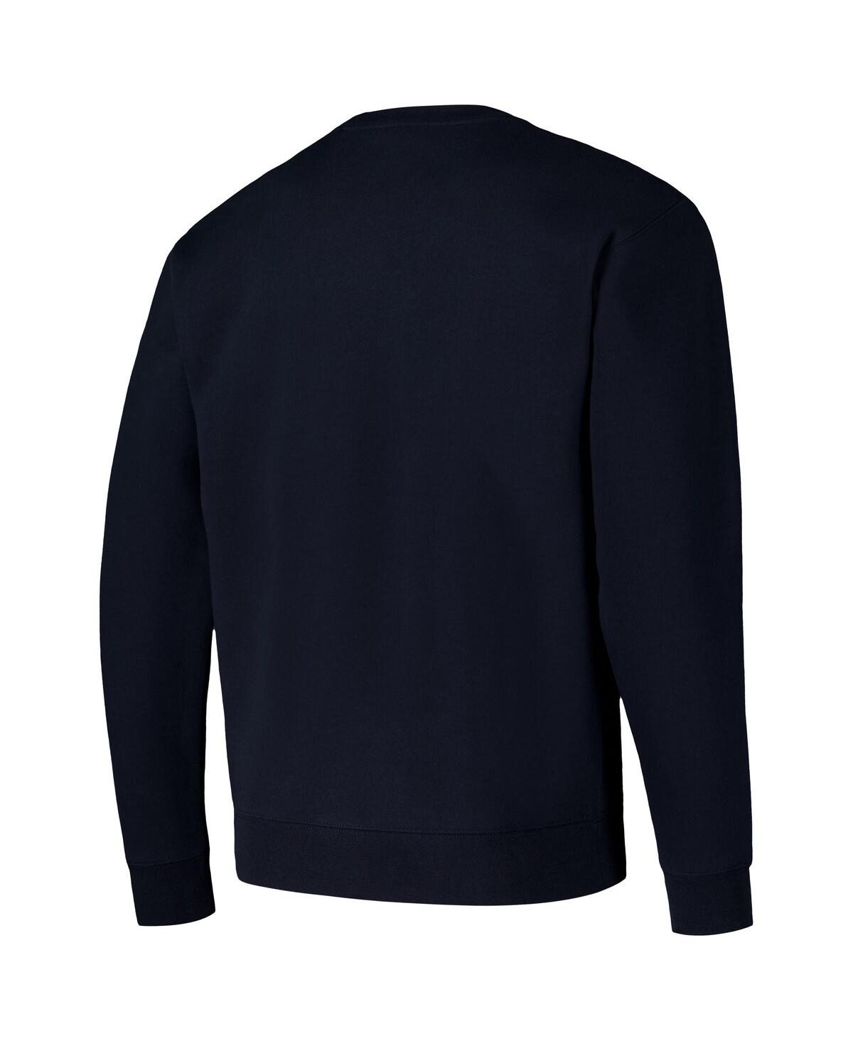 Round21 Men's And Women's Navy Connecticut Sun Bloom Crew Pullover Sweatshirt In Blue