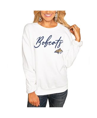 Gameday Couture - Women's White Montana State Bobcats Win the Day Pullover Sweatshirt
