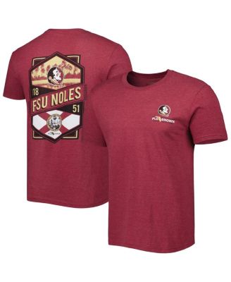 FLoGrown - Men's Garnet Florida State Seminoles Double Diamond Crest T-shirt