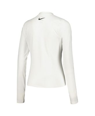 Women's White Arnold Palmer Invitational UV Victory Printed Performance Long Sleeve Top