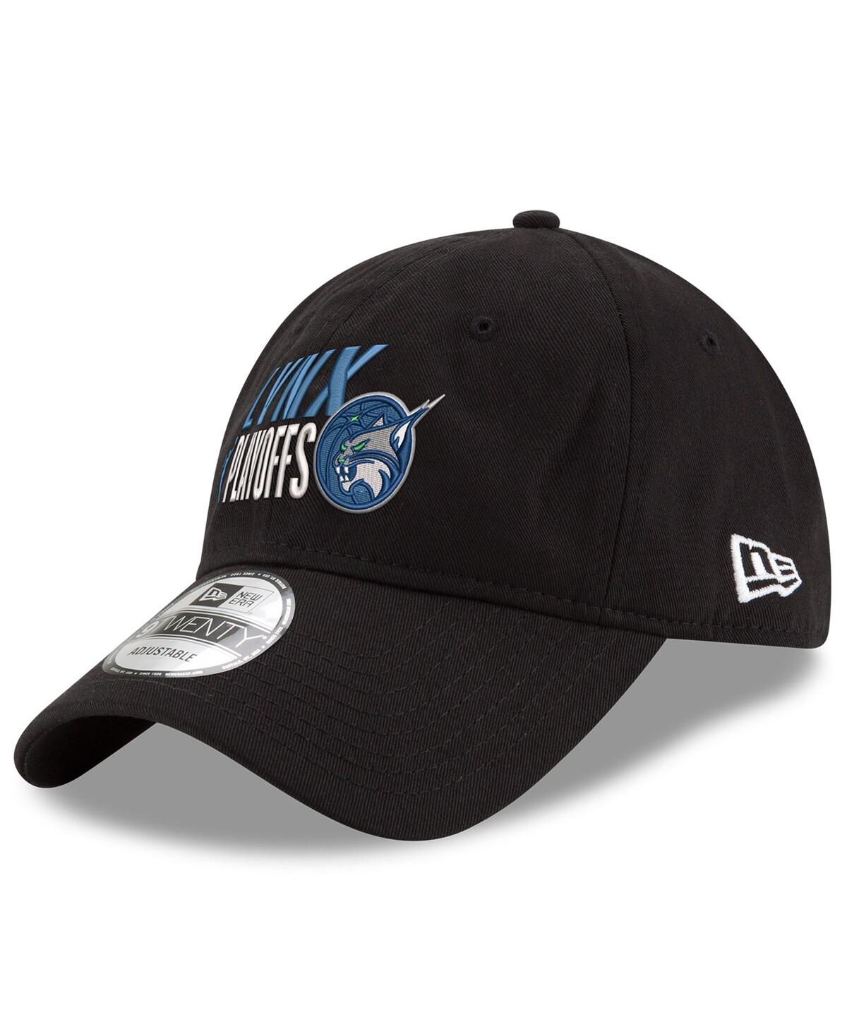 New Era Men's And Women's Black Minnesota Lynx 2025 Wnba Playoffs 9twenty Adjustable Hat In Black
