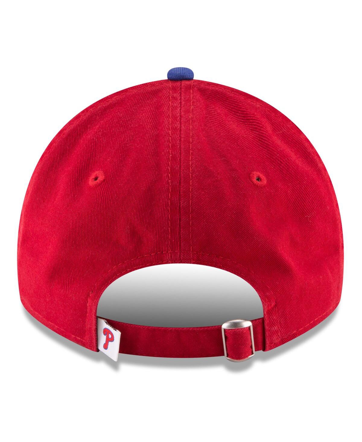 New Era Men's Red Philadelphia Phillies 2025 Mlb Postseason Side Patch 9twenty Adjustable Hat In Red