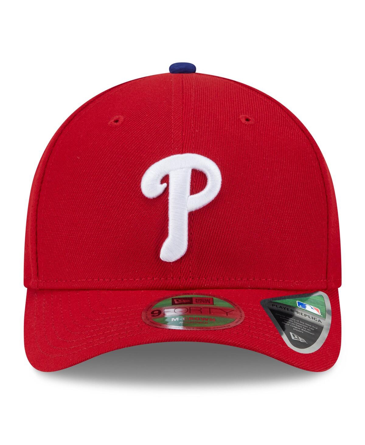 New Era Men's Red Philadelphia Phillies 2025 Mlb Postseason Side Patch 9FORTY Adjustable Hat