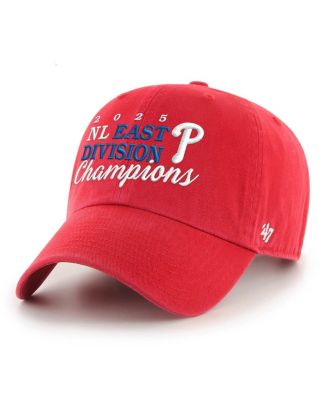 '47 Brand - Men's Red Philadelphia Phillies 2025 NL East Division Champions Clean Up Adjustable Hat