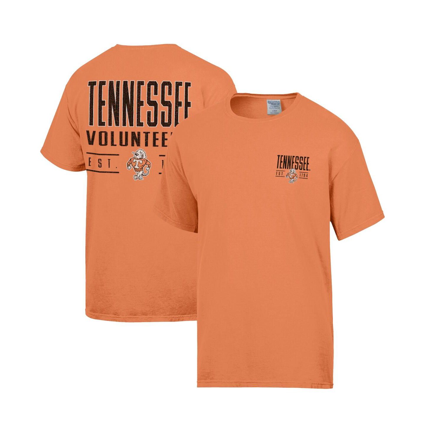 Мужская футболка Comfortwash Tennessee Orange Tennessee Volunteers Big Name — фото 1