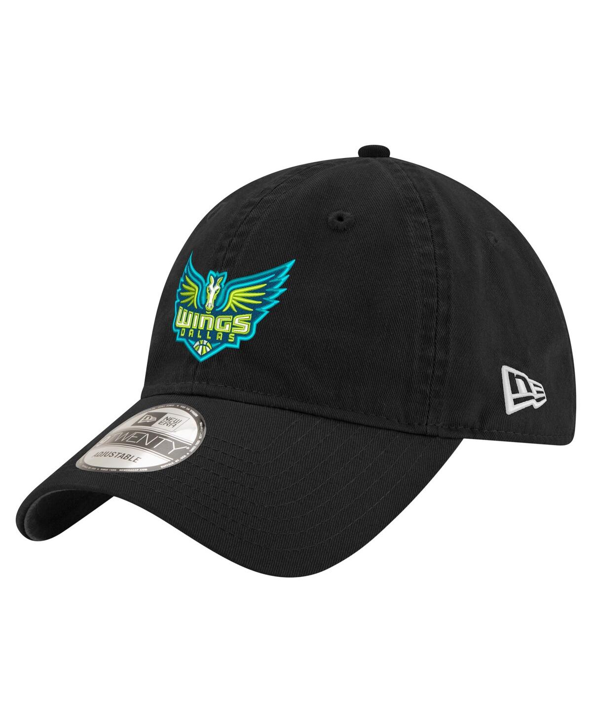 New Era Men's And Women's Paige Bueckers Black Dallas Wings Name Number Sidepatch 9twenty Adjustable Hat In Black