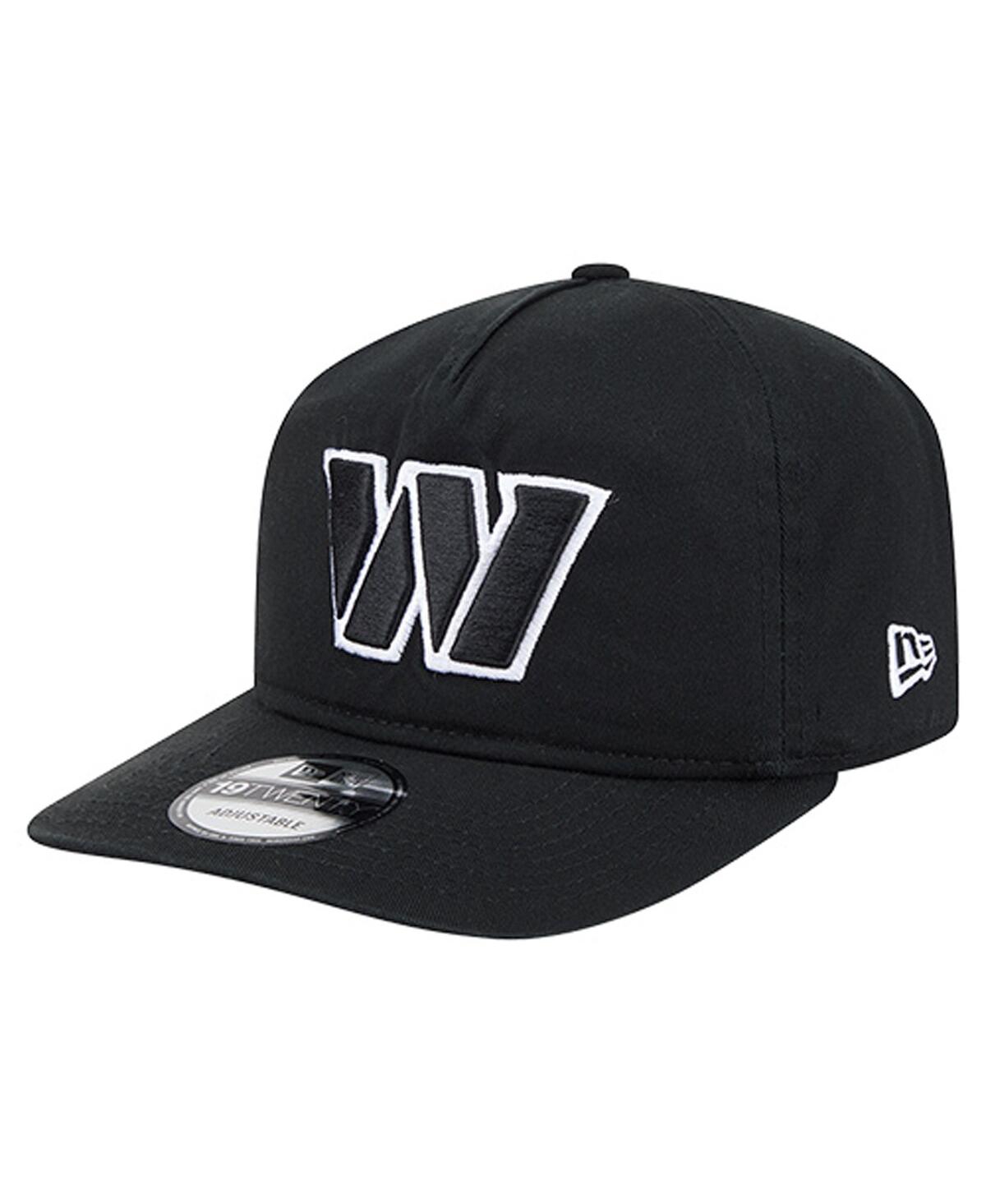 New Era Men'sâ Black/white Washington Commanders 19twenty Adjustable Hat In Brown