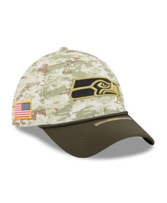 New Era - Men's Camo Seattle Seahawks 2025 Salute to Service 39THIRTY Flex Hat