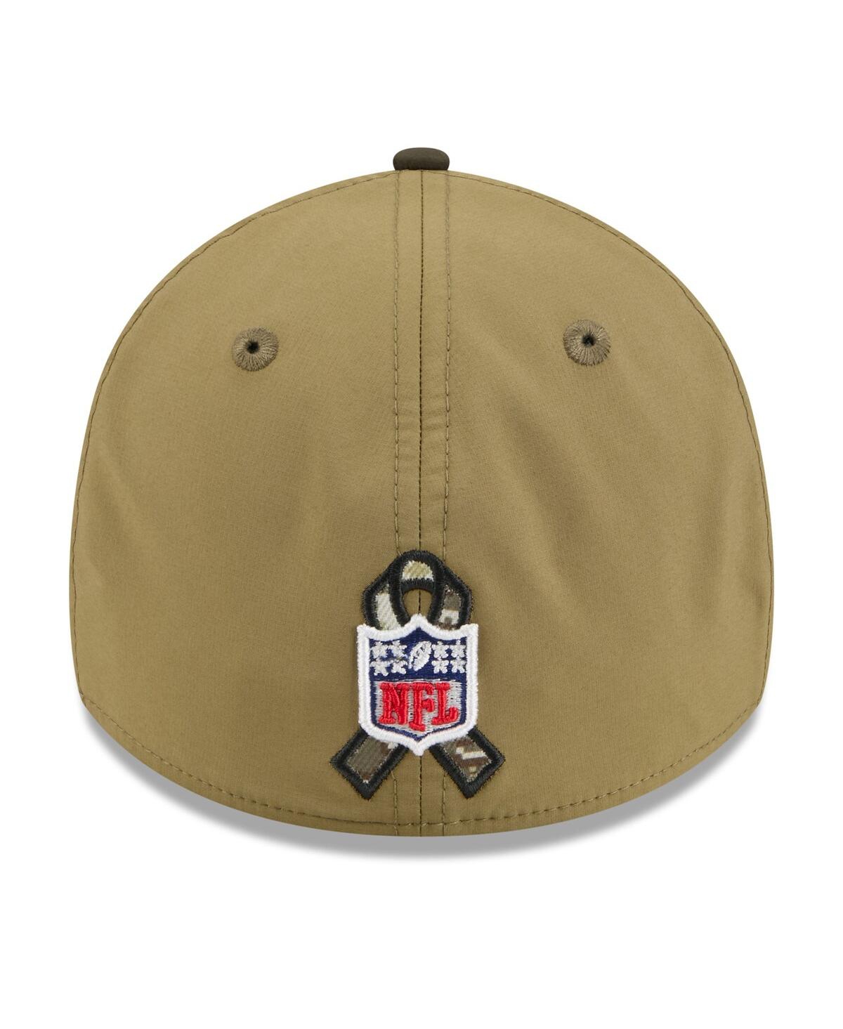 New Era Men's Green/dark Green Jacksonville Jaguars 2025 Salute To Service 39thirty Flex Hat In Green