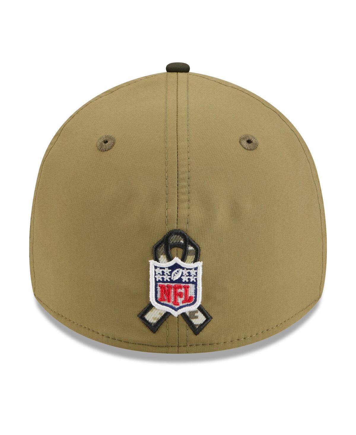 New Era Men's Green/dark Green San Francisco 49ers 2025 Salute To Service 39thirty Flex Hat In Green