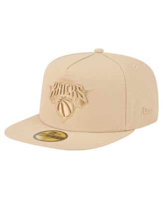 New Era New York Knicks Black Classic Edition A Frame Snapback Cap