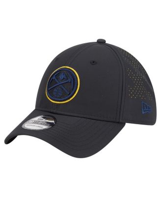 New Era - Men's Black Denver Nuggets Night 39THIRTY Flex Hat