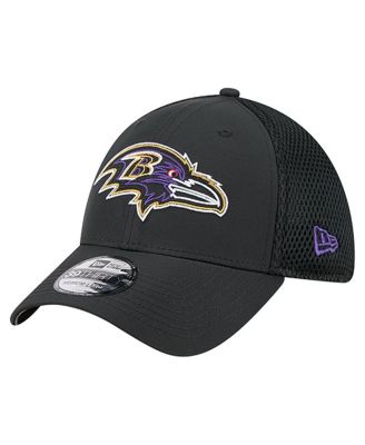 New Era - Men's&nbsp;Black Baltimore Ravens Outline 39THIRTY Flex Hat