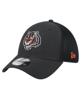 New Era - Men's&nbsp;Black Cincinnati Bengals Outline 39THIRTY Flex Hat