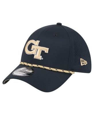 New Era - Men's&nbsp;Navy Georgia Tech Yellow Jackets Rope 39THIRTY Flex Hat