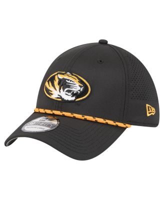 New Era - Men's&nbsp;Black Missouri Tigers Rope 39THIRTY Flex Hat