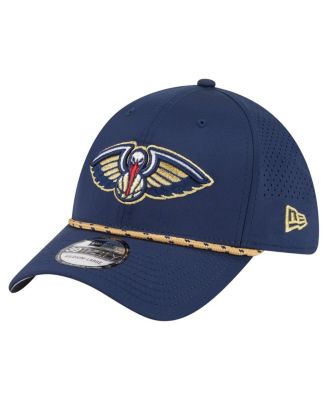 New Era - Men's Navy New Orleans Pelicans Featherweight Poly Rope Flex 39Thirty Hat
