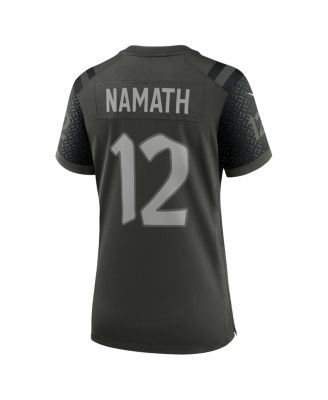 Women's Joe Namath&nbsp;Gotham Green New York Jets 2025 Rivalries Collection Retired Player Game Jersey