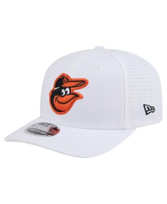 New Era - Men's White Baltimore Orioles COOLERA 9SEVENTY Adjustable Hat