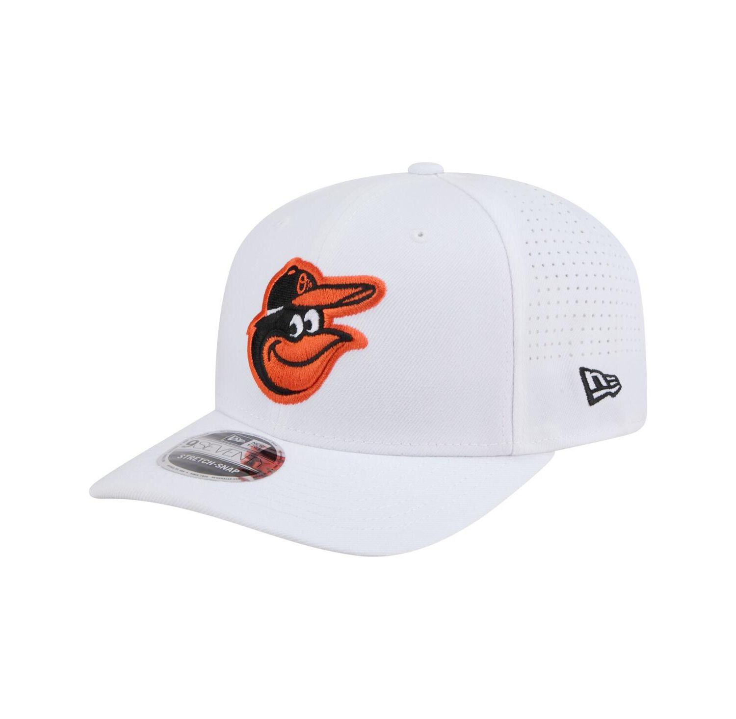Men's White Baltimore Orioles COOLERA 9SEVENTY Adjustable Hat