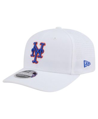 New Era - Men's White New York Mets COOLERA 9SEVENTY Adjustable Hat