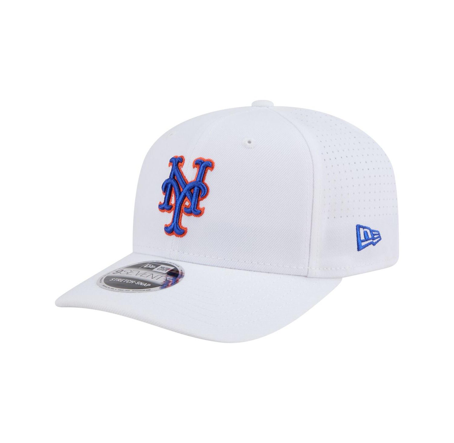 Men's White New York Mets COOLERA 9SEVENTY Adjustable Hat