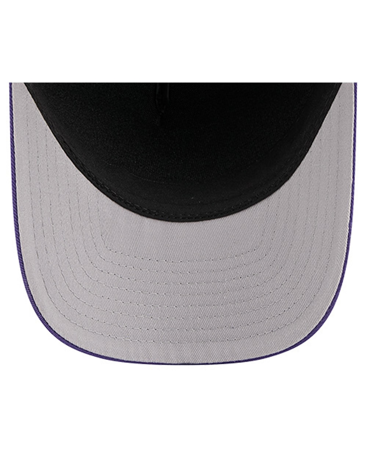 New Era Men'sâ Black Baltimore Ravens Arch 9forty A-frame Adjustable Hat In Black