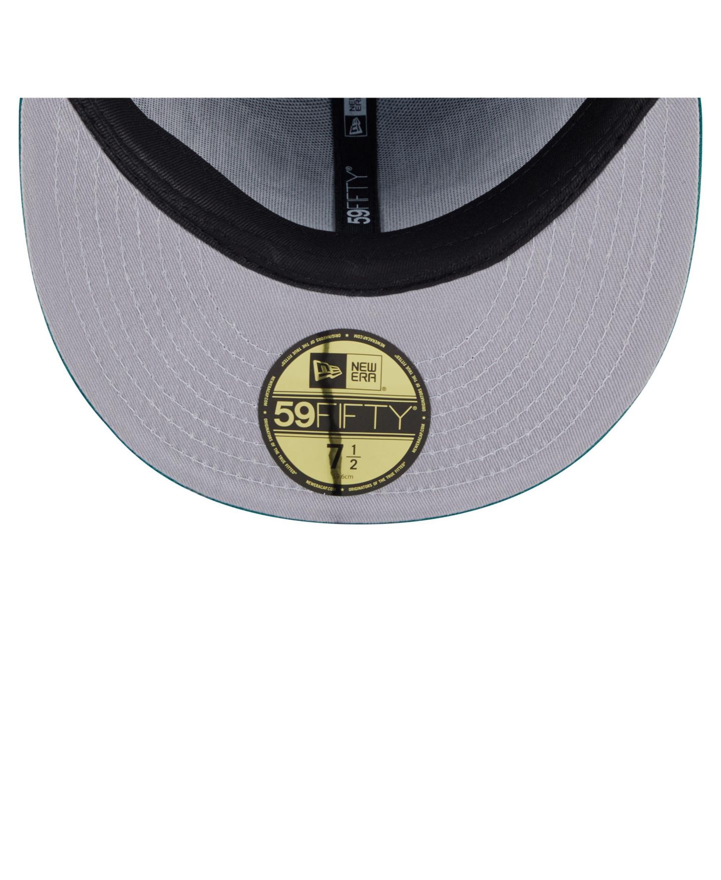 Мужская кепка New Era Green New York Jets Oversized 59FIFTY Fitted Hat — фото 3