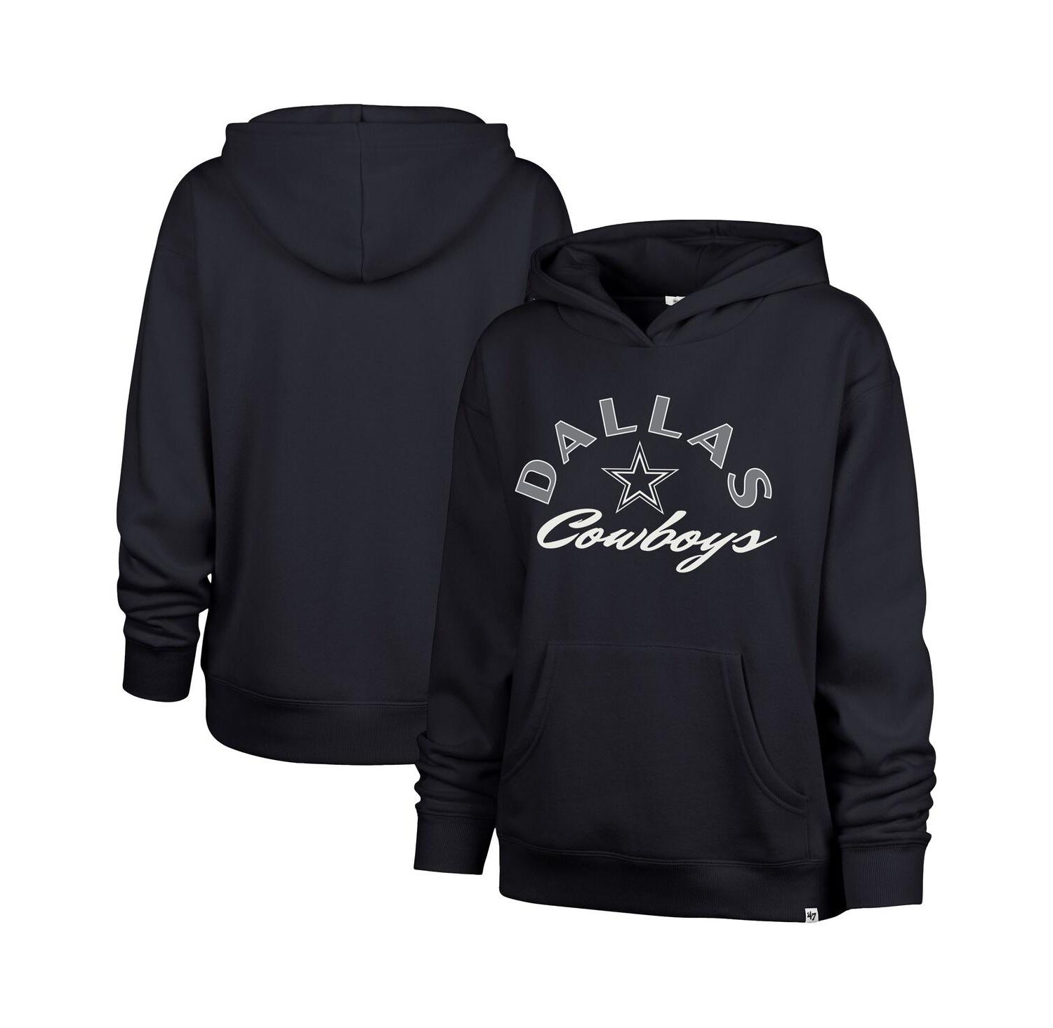 Women's Navy Dallas Cowboys Whirlwind Naomi Pullover Hoodie